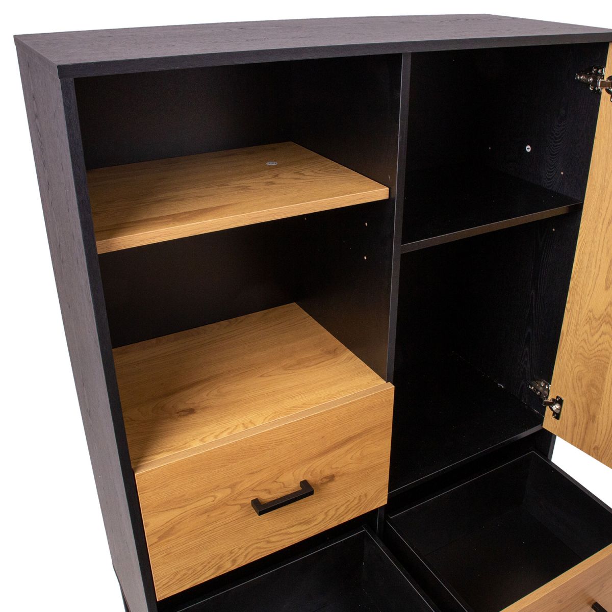 Shelf Amsterdam | size: Width: 100cm, Height: 140cm, Depth: 40cm | color: Oak | image: 5 | variant: 1011859