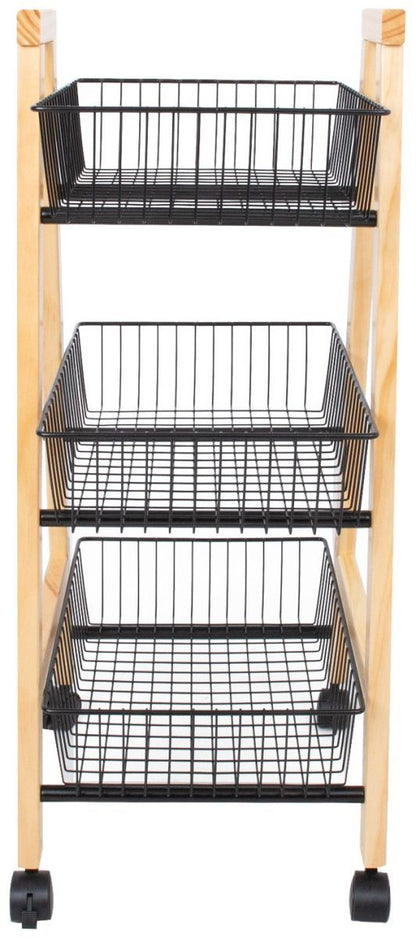 Shelf Bren 2 | size: Width: 32cm, Height: 81cm, Depth: 37cm | color: Black/Oak | image: 2 | variant: 1012465