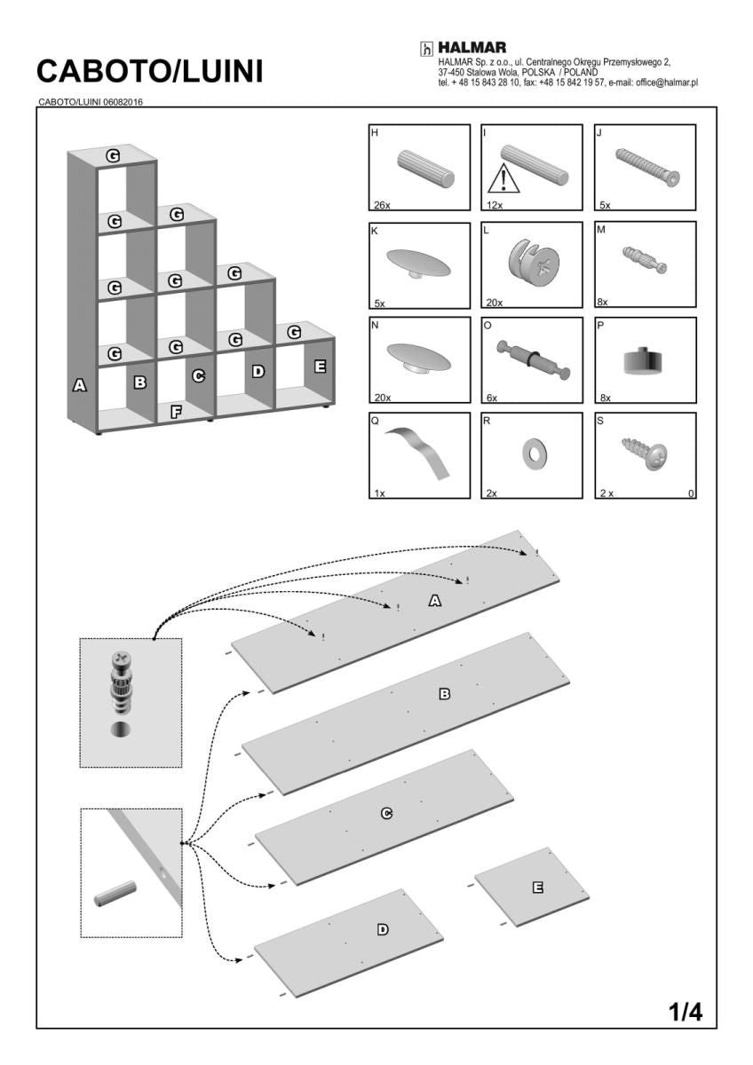 Shelf Caboto | size: Width: 139cm, Height: 144cm, Depth: 33cm | color: White | image: 2 | variant: 1010879