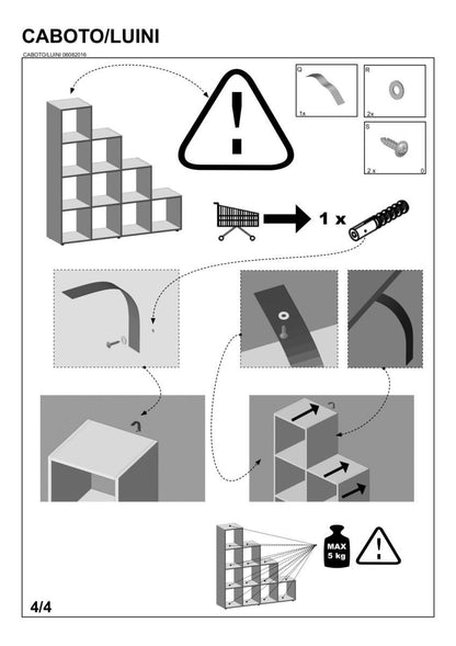 Shelf Caboto | size: Width: 139cm, Height: 144cm, Depth: 33cm | color: White | image: 5 | variant: 1010879