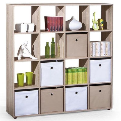 Shelf Luni 1 | size: Width: 139cm, Height: 144cm, Depth: 33cm | color: Oak | image: 0 | variant: 1010885