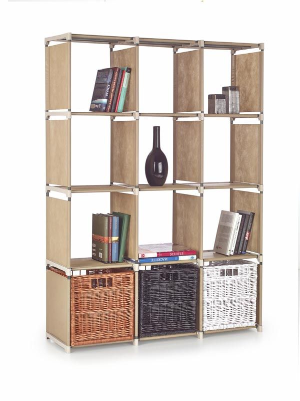Shelf Metro | size: Width: 105cm, Height: 142cm, Depth: 29cm | color: Beige | image: 3 | variant: 1010867
