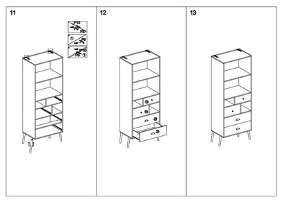 Shelf Mezo | size: Width: 60cm, Height: 180cm, Depth: 29cm | color: Multicolored | image: 5 | variant: 1010899