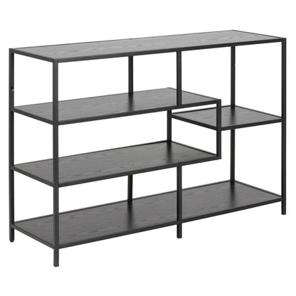 Shelf Seaford 1 | size: Width: 114cm, Height: 78cm, Depth: 35cm | color: Black | image: 1 | variant: 1000404