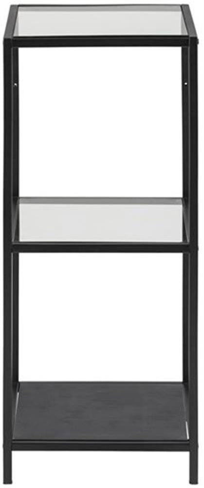 Shelf Seaford 17 | size: Width: 37cm, Height: 82.5cm, Depth: 35cm | color: Black | image: 2 | variant: 1016957
