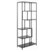 Shelf Seaford 2 | size: Width: 77cm, Height: 185cm, Depth: 35cm | color: Black | image: 1 | variant: 1000414