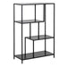 Shelf Seaford | size: Width: 77cm, Height: 114cm, Depth: 35cm | color: Black | image: 1 | variant: 1000401