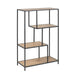 Shelf Seaford | size: Width: 77cm, Height: 114cm, Depth: 35cm | color: Black | image: 1 | variant: 1000402