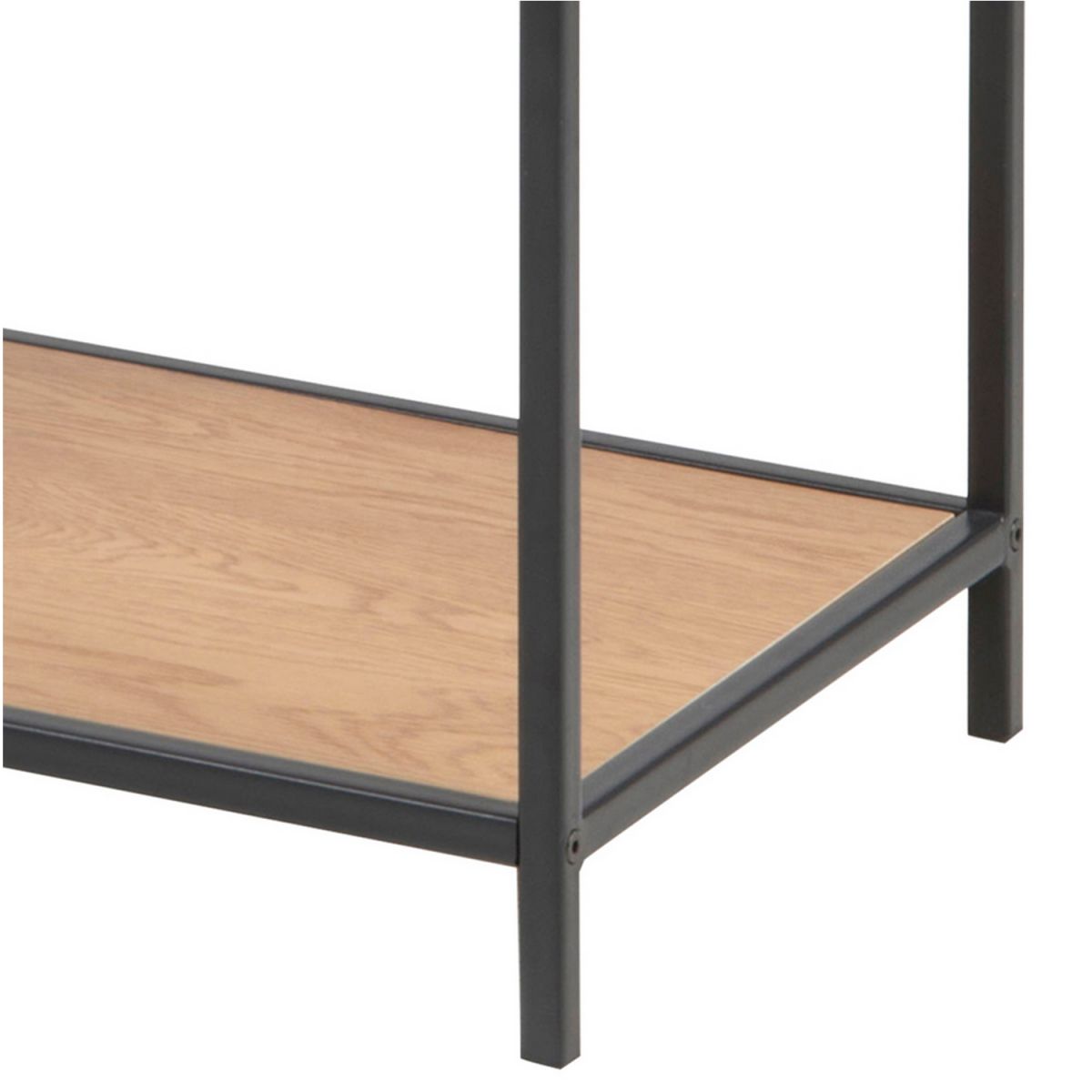 Shelf Seaford | size: Width: 77cm, Height: 114cm, Depth: 35cm | color: Black | image: 5 | variant: 1000402