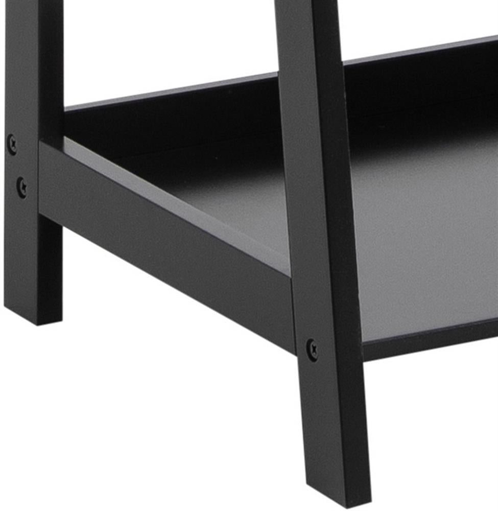 Shelf Wally 3 | size: Width: 63cm, Height: 130cm, Depth: 40cm | color: Black | image: 2 | variant: 1016961