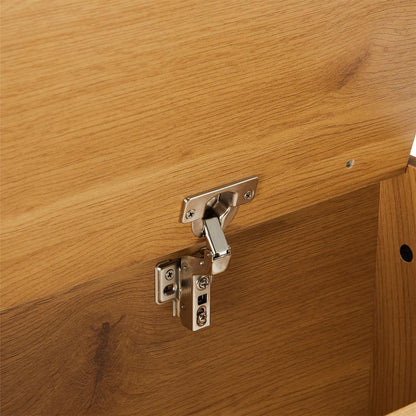 Shoe Cabinet Aalborg | size: Length: 32cm, Width: 90cm, Height: 46cm | color: Oak | image: 10 | variant: 1016712