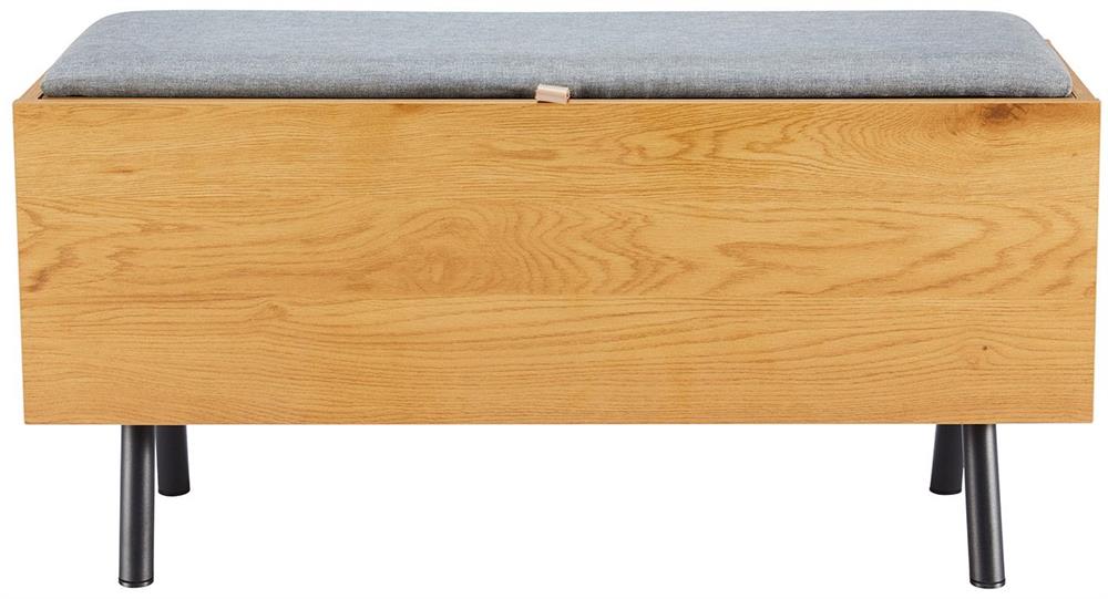 Shoe Cabinet Aalborg | size: Length: 32cm, Width: 90cm, Height: 46cm | color: Oak | image: 2 | variant: 1016712