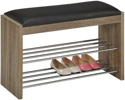 Shoe Cabinet Beno | size: Width: 79.5cm, Height: 50cm, Depth: 30cm | color: Oak | image: 1 | variant: 1000559