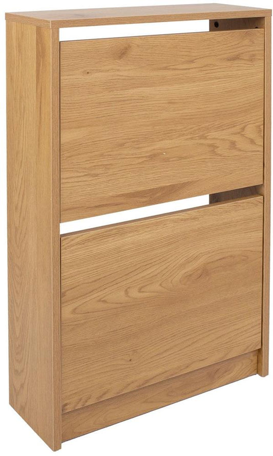 Shoe Cabinet East Rakvere | size: Length: 18cm, Width: 49cm, Height: 84cm | color: Oak | image: 1 | variant: 1005956