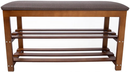Shoe Cabinet Whitby | size: Width: 80cm, Height: 45cm, Depth: 31cm | color: Oak/Grey | image: 1 | variant: 1005588