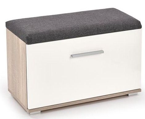 Shoe Rack Lima | size: Width: 70cm, Height: 70cm, Depth: 32cm | color: White | image: 0 | variant: 1000357