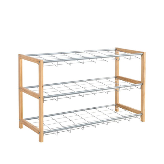 Shoe Rack Newport | size: Width: 80cm, Height: 50cm, Depth: 31cm | color: Metal | image: 1 | variant: 1000151