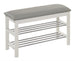 Shoe Rack ST11 | size: Width: 81cm, Height: 48cm, Depth: 31cm | color: White/Grey | image: 1 | variant: 1000574