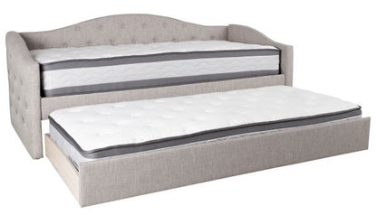 Single Bed Atlanta 1 | size: Length: 221cm, Width: 98cm, Height: 94cm | color: Gray | image: 2 | variant: 1011842