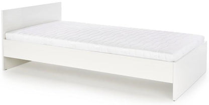 Single Bed Lima | size: Length: 205cm, Width: 125cm, Height: 70cm | color: White | image: 1 | variant: 1010188
