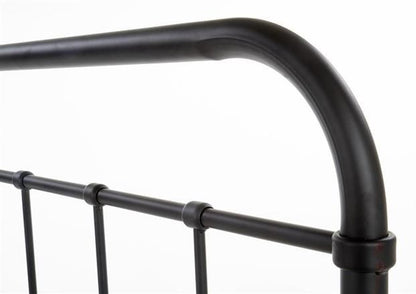 Single Bed Linda 1 | size: Length: 209cm, Width: 94cm, Height: 93cm | color: Black | image: 5 | variant: 1012625