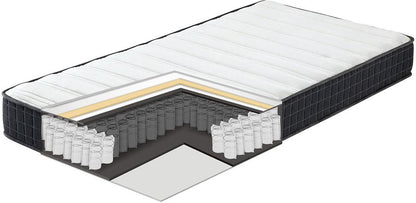 Single Bed Oswaldo 2 | size: Length: 215.5cm, Width: 98cm, Height: 117.5cm | color: Gray | image: 3 | variant: 1017616