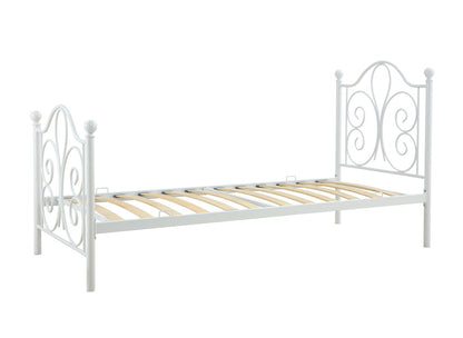 Single Bed Panama 1 | size: Length: 209cm, Width: 94cm, Height: 93cm | color: White | image: 3 | variant: 1010203