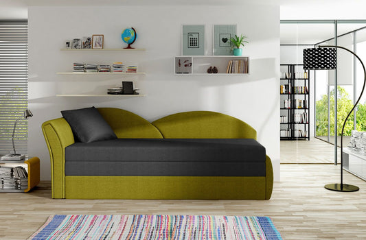 Sleeper Sofa Aga 12 | size: Width: 80cm, Height: 77cm, Depth: 218cm | color: Malmo | image: 1 | variant: 1017130