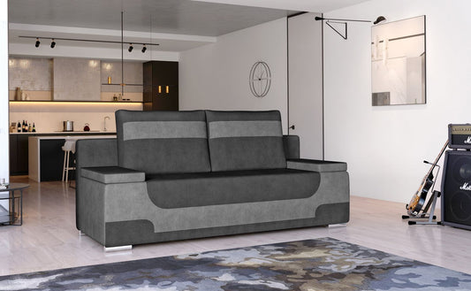 Sleeper Sofa Area 12 | size: Width: 92cm, Height: 73cm, Depth: 200cm | color: Dora | image: 1 | variant: 1017156
