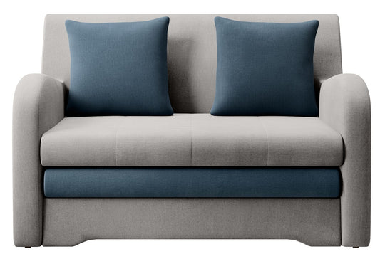 Sleeper Sofa Ario 4 | size: Width: 130cm, Height: 85cm, Depth: 103cm | color: Monolith/Nube | image: 0 | variant: 1017166