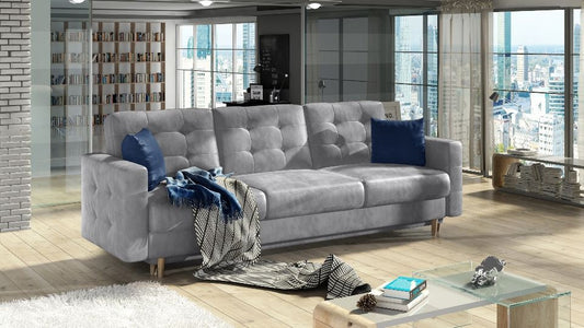 Sleeper Sofa Asgard 12 | size: Width: 235cm, Height: 86cm, Depth: 95cm | color: Gray | image: 0 | variant: 1012785