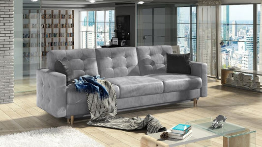 Sleeper Sofa Asgard 13 | size: Width: 235cm, Height: 86cm, Depth: 95cm | color: Gray | image: 0 | variant: 1012786