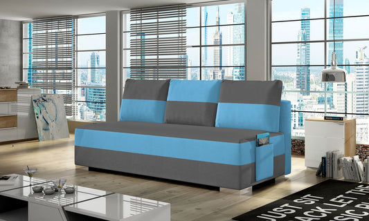 Sleeper Sofa Atila 3 | size: Width: 50cm, Height: 83cm, Depth: 200cm | color: Alova | image: 1 | variant: 1017177