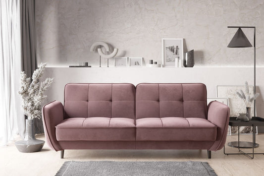Sleeper Sofa Bellis 32 | size: Width: 90cm, Height: 83cm, Depth: 220cm | color: Velvetmat | image: 1 | variant: 1017208