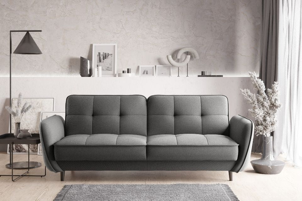 Sleeper Sofa Bellis 8 | size: Width: 220cm, Height: 83cm, Depth: 90cm | color: Gray | image: 0 | variant: 1012691