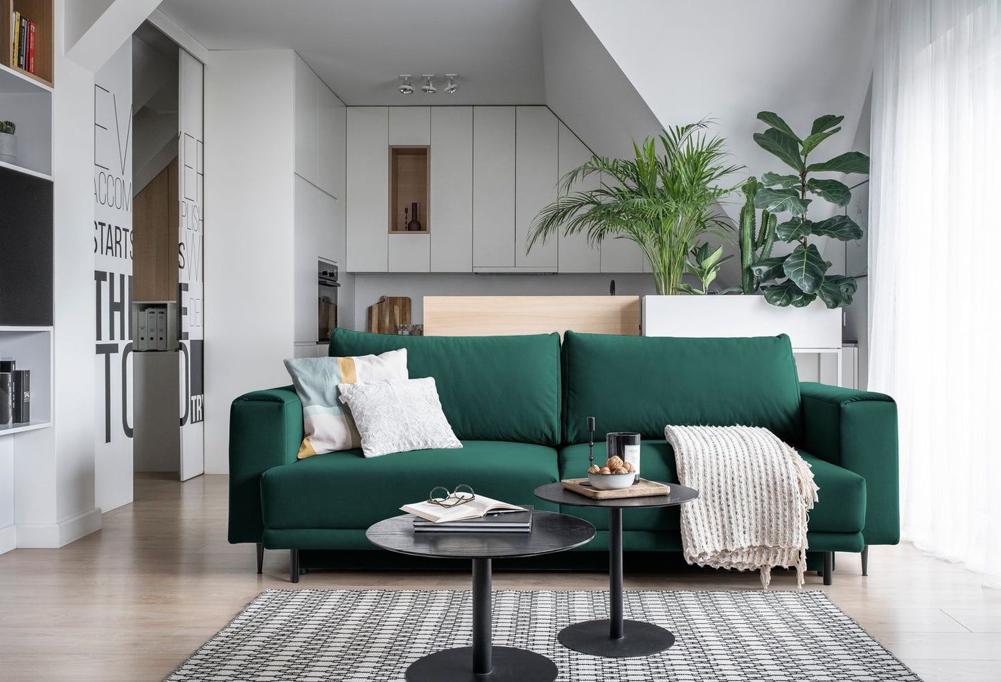 Sleeper Sofa Dalia 21 | size: Width: 90cm, Height: 90cm, Depth: 260cm | color: Velvetmat | image: 1 | variant: 1017247