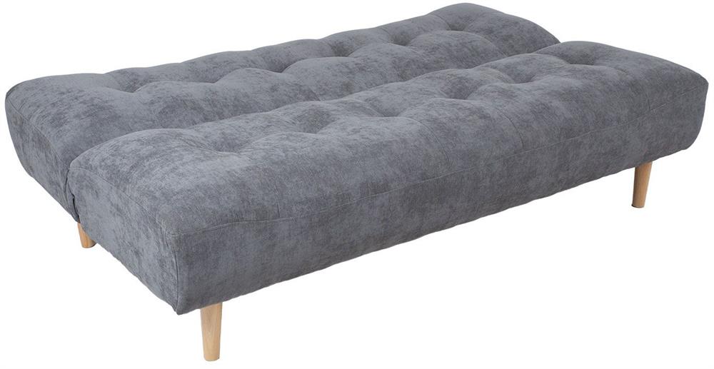 Sleeper Sofa East Burgos | size: Width: 186cm, Height: 87cm, Depth: 101cm | color: Gray | image: 2 | variant: 1006272