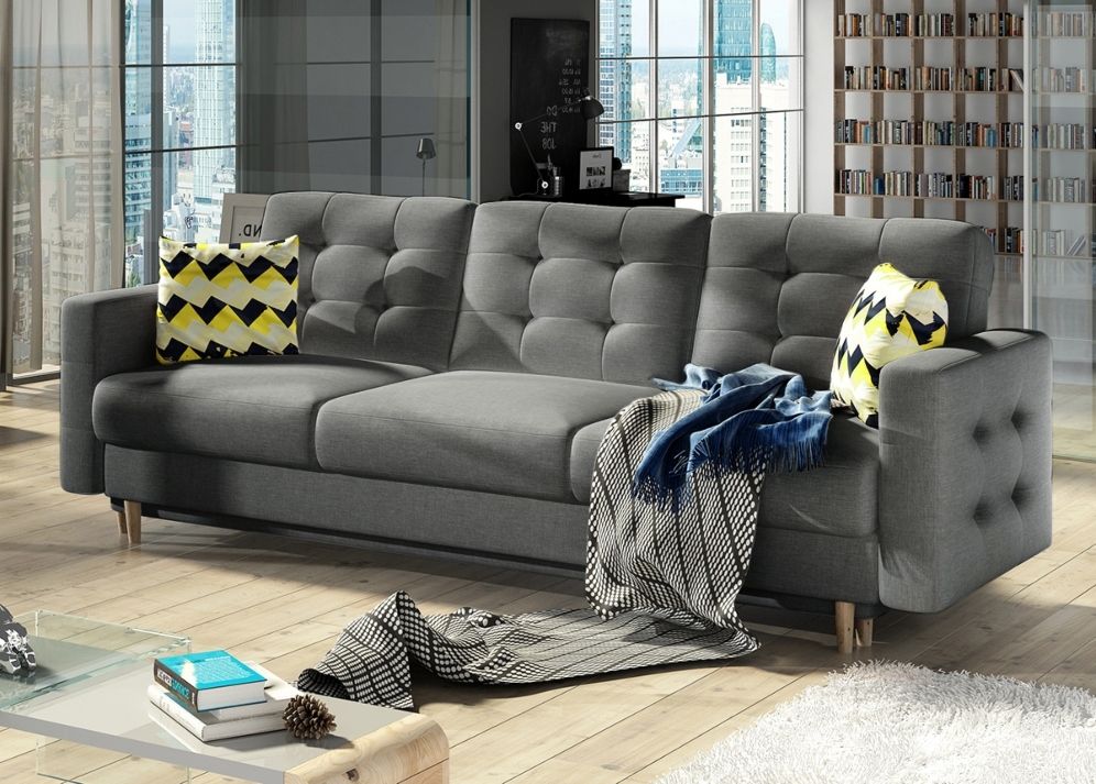 Sleeper Sofa East Sondrio 7 | size: Width: 235cm, Height: 86cm, Depth: 95cm | color: Gray | image: 0 | variant: 1013964