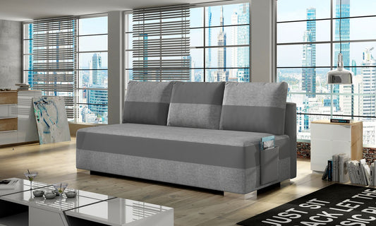 Sleeper Sofa East Xiamen 10 | size: Width: 50cm, Height: 83cm, Depth: 200cm | color: Sawana/Soft | image: 1 | variant: 1017775