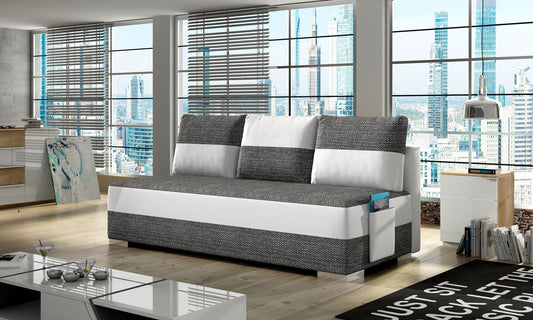 Sleeper Sofa East Xiamen 5 | size: Width: 50cm, Height: 83cm, Depth: 200cm | color: Berlin/Soft | image: 1 | variant: 1017770