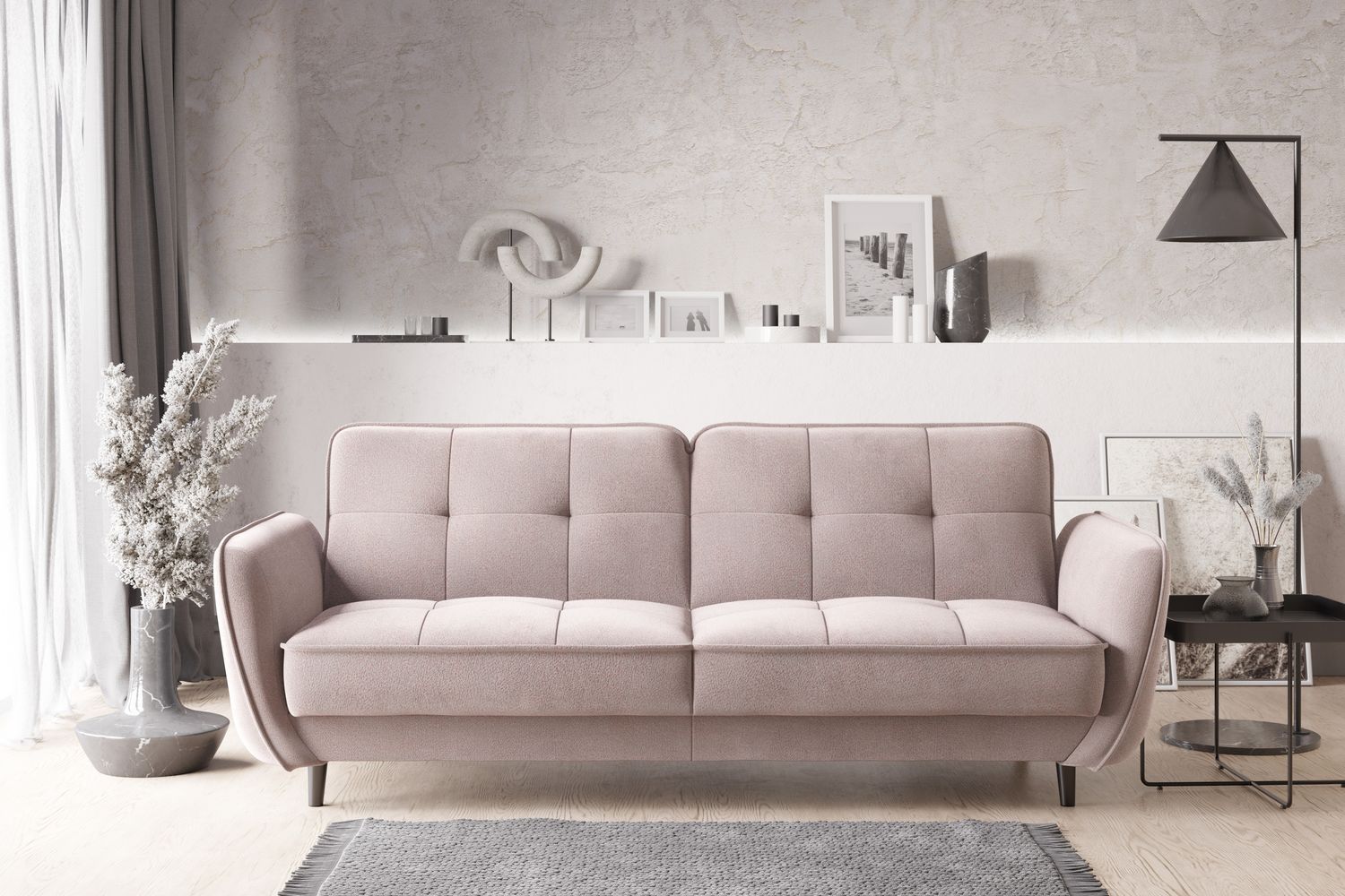 Sleeper Sofa Hinckley 20 | size: Width: 90cm, Height: 83cm, Depth: 220cm | color: Gojo | image: 1 | variant: 1017787