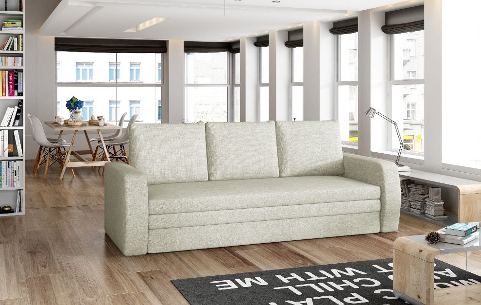 Sleeper Sofa Inversa | size: Width: 220cm, Height: 89cm, Depth: 83cm | color: Beige | image: 0 | variant: 1001308