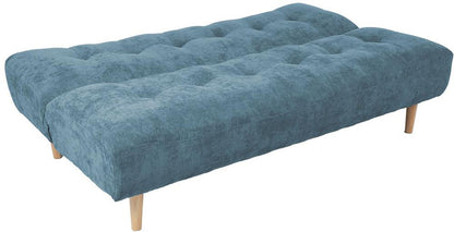 Sleeper Sofa Kiruna 1 | size: Width: 186cm, Height: 87cm, Depth: 101cm | color: Blue | image: 2 | variant: 1017593