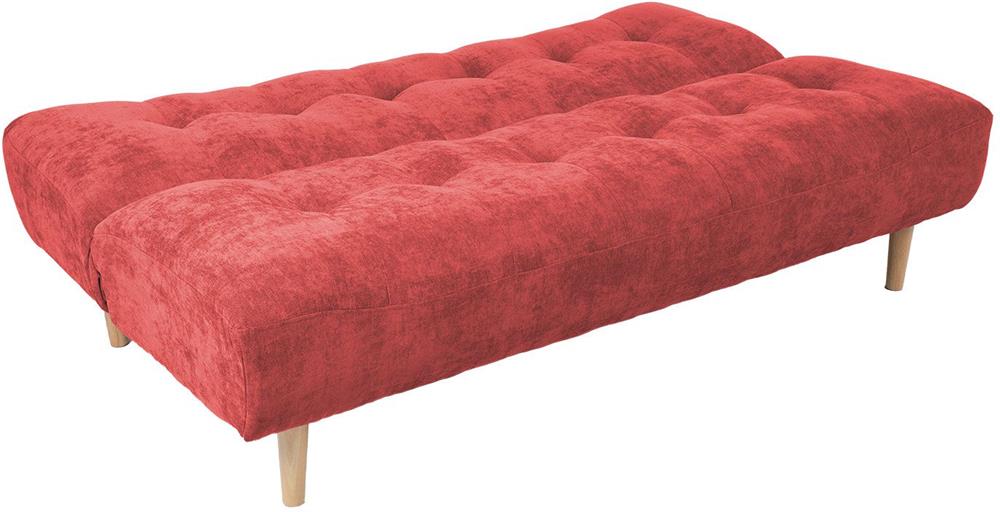 Sleeper Sofa Kiruna | size: Width: 186cm, Height: 87cm, Depth: 101cm | color: Red | image: 2 | variant: 1017592