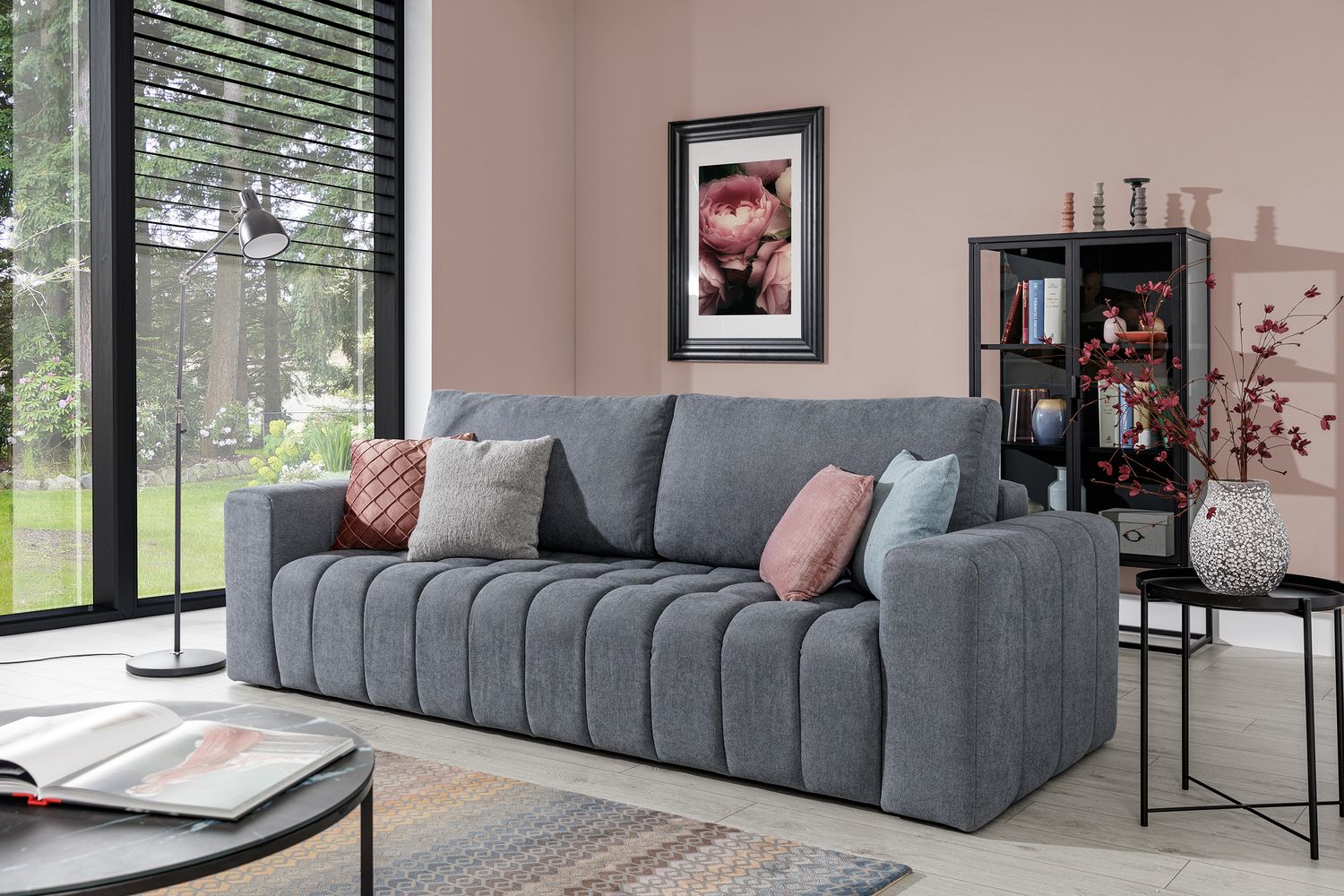 Sleeper Sofa Lazaro 18 | size: Width: 97cm, Height: 92cm, Depth: 247cm | color: Primo | image: 1 | variant: 1017341