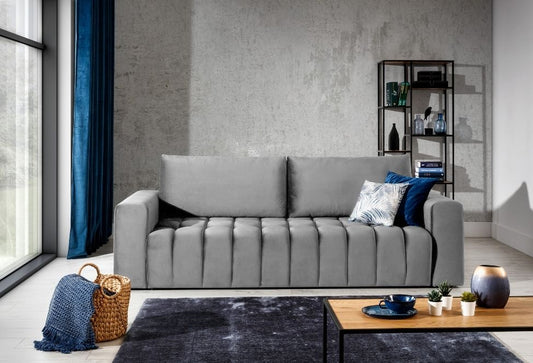 Sleeper Sofa Lazaro 5 | size: Width: 245cm, Height: 85cm, Depth: 97cm | color: Gray | image: 0 | variant: 1012728