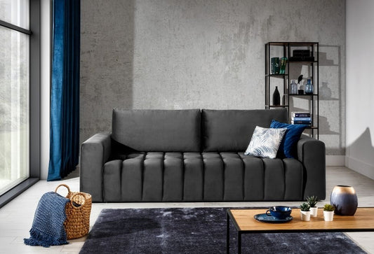 Sleeper Sofa Lazaro 6 | size: Width: 245cm, Height: 85cm, Depth: 97cm | color: Gray | image: 0 | variant: 1012729