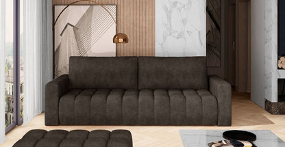Sleeper Sofa Lazaro 8 | size: Width: 245cm, Height: 85cm, Depth: 97cm | color: Brown | image: 0 | variant: 1012731