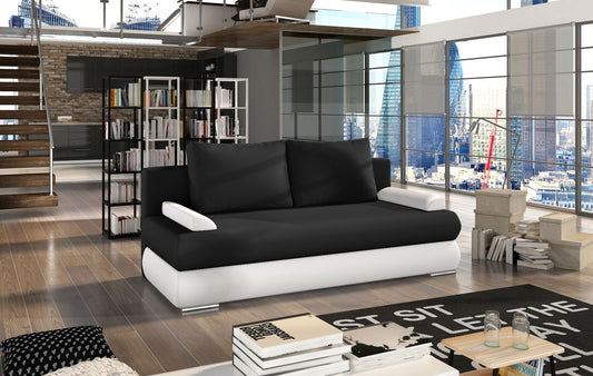 Sleeper Sofa Milo 7 | size: Width: 60cm, Height: 90cm, Depth: 213cm | color: Soft | image: 1 | variant: 1017371