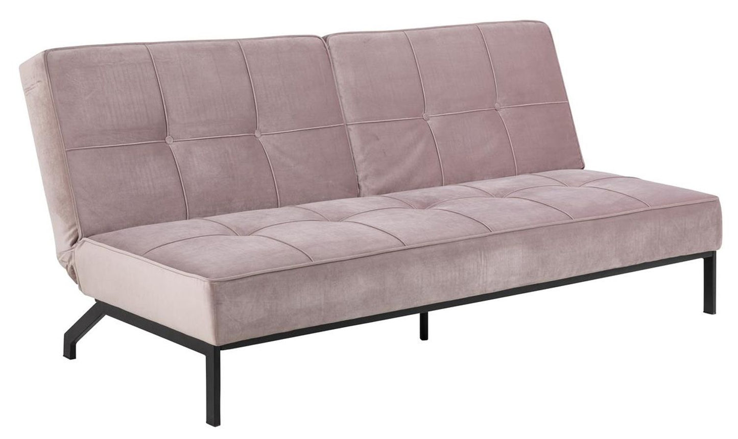 Sleeper Sofa Perugia 4 | size: Length: 95cm, Width: 198cm, Height: 87cm | color: Pink | image: 0 | variant: 1018103